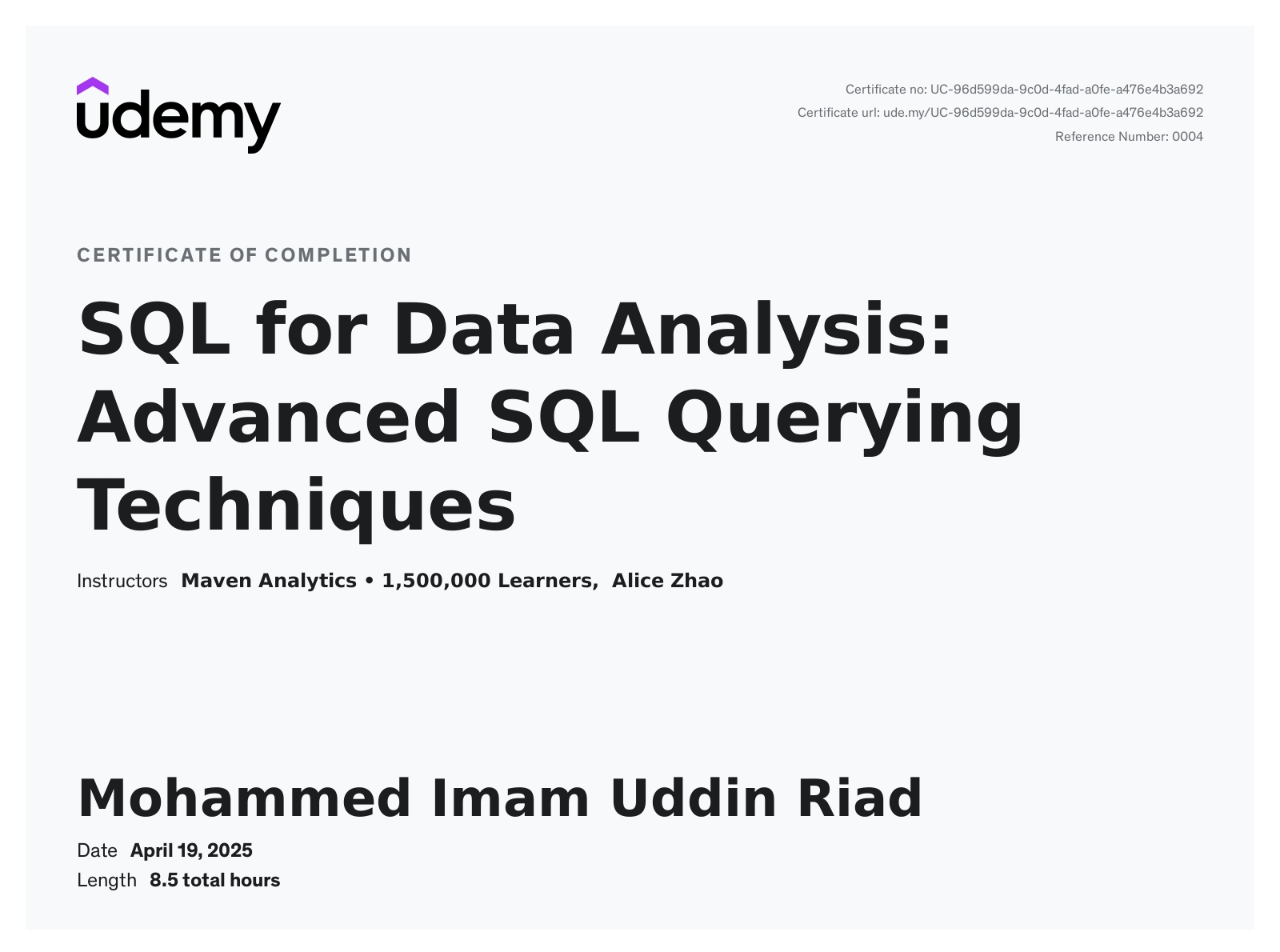 SQL Project